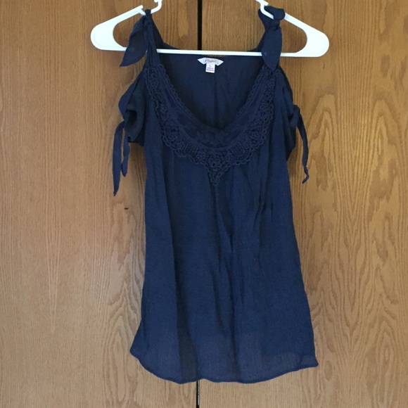 Blue Candies Tie-Sleeve Shirt