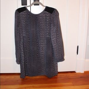 NWT GREY PYTHON PRINT SABO SKIRT SHIFT DRESS 😜