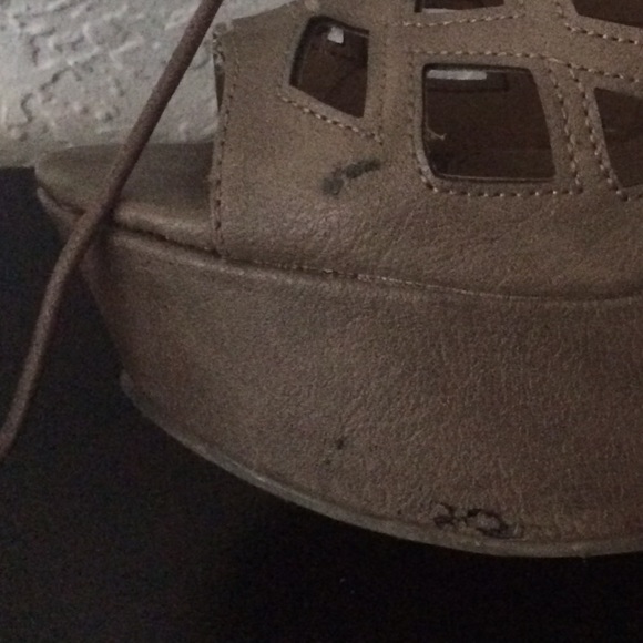 Lace Up Wedges - Picture 3 of 4