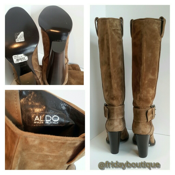 New ALDO Suede Boots - Made in Italy - Picture 2 of 4