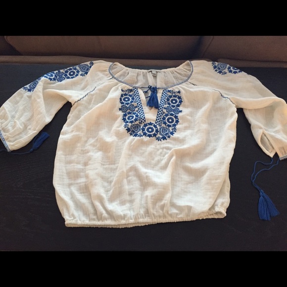 Jcrew peasant top