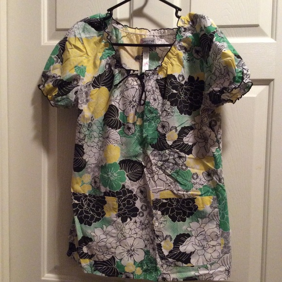 💖Floral Scrub Top💖