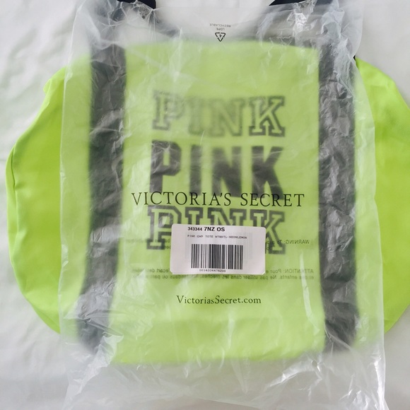 💥 SOLD 💥 VS Pink neon duffle bag - Picture 3 of 3