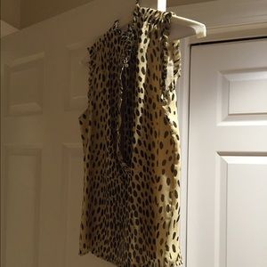 LAST CHANCE!!!  JCrew Leopard Silk Top