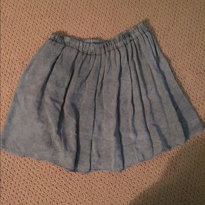 gray brandy melville skirt