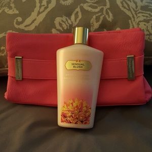 Victoria Secret lotion & clutch