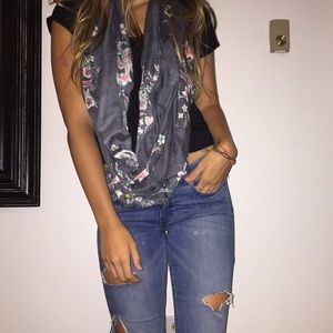 H&M flower print scarf