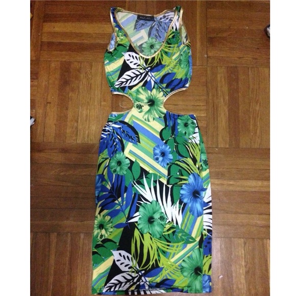 Floral print dress