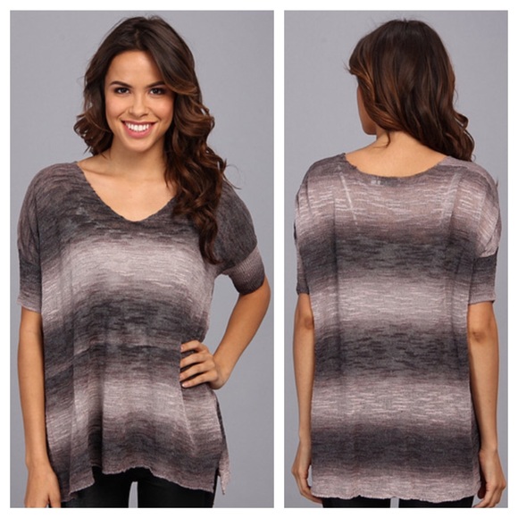 525 America Ombré Slub V-Neck Pullover