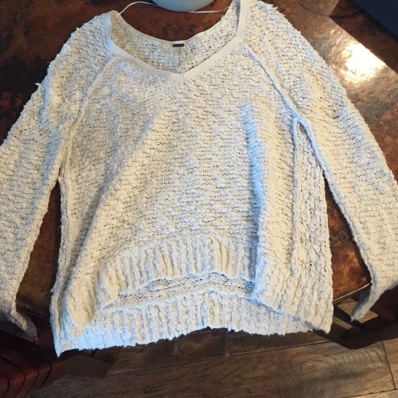 Free People White Sweater