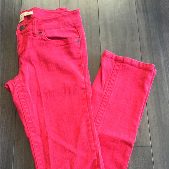 Forever 21 red denim jeans