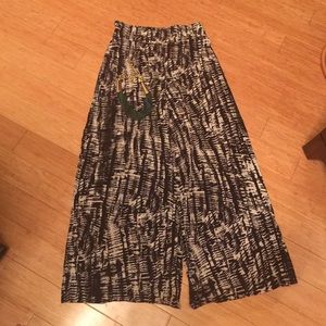 Black and White Palazzo Pants