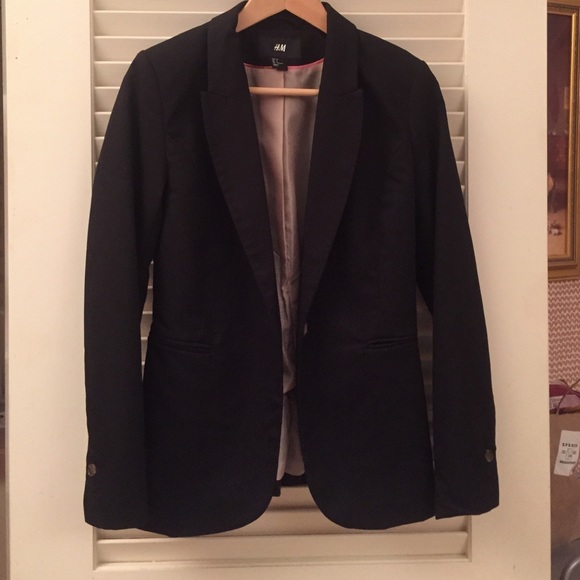H&M Black Blazer / Size 6 / Like New