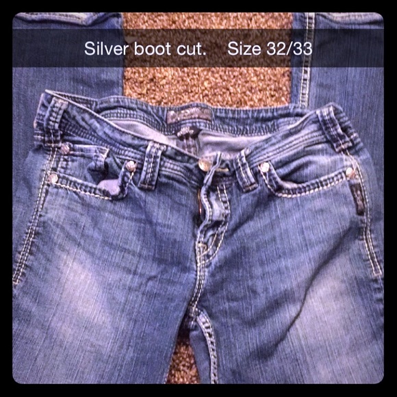 Silver jeans