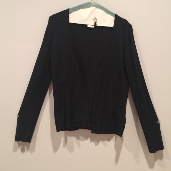 Button up Black Cardigan - Picture 1 of 2