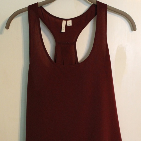 Nordstrom's Maroon Racerback Top