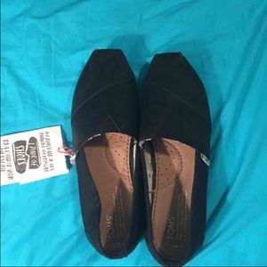 plain black toms (brand new with tags)