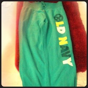 Teal Old navy sweatpants
