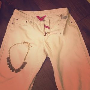 Boyfriend fit Lucky - white denim pants