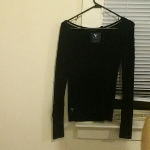 Black long sleeve sweater
