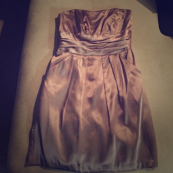 David's bridal gown tailored as a cocktail dress