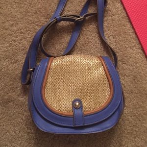 Blue cheetah Jessica Simpson purse