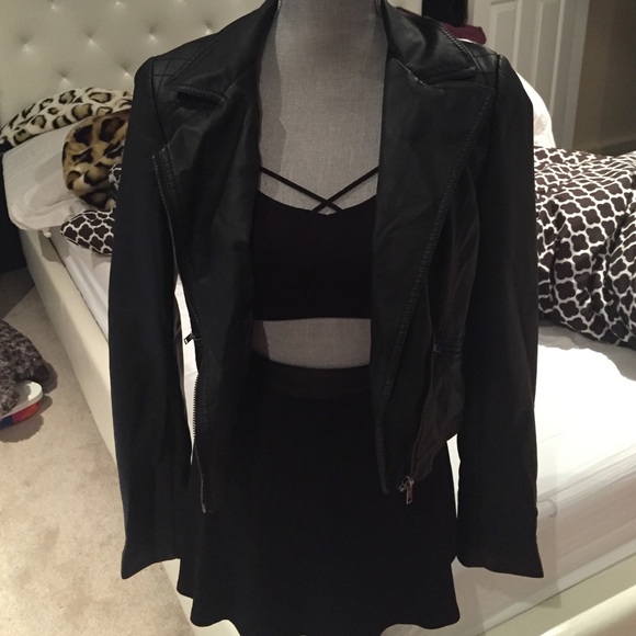 Leather jacket