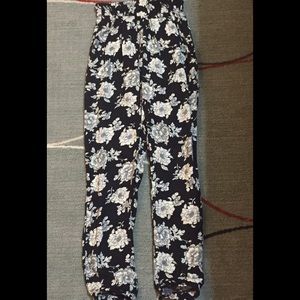 Brandy Melville Floral Print Pants
