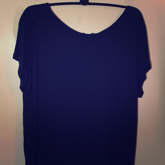 Gap Navy Shirt with Zipper Detail