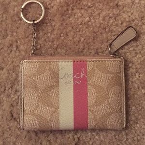 Coach keychain wallet