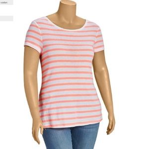 New Old Navy plus Striped T-Shirt 1X