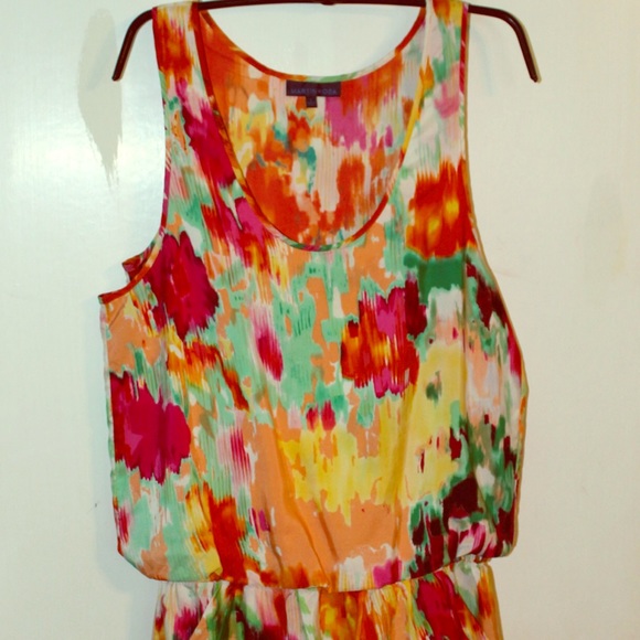 Multicolor Tank Dress