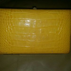 Abas frame clutch wallet