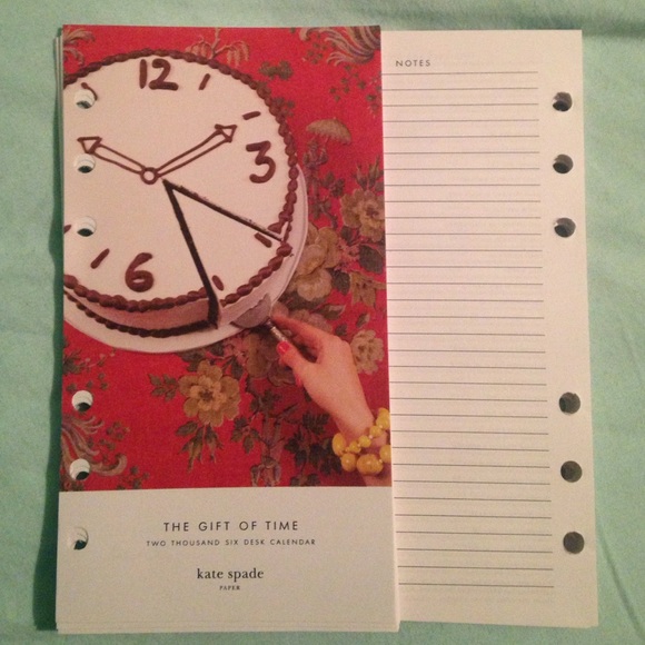 Kate Spade personal size planner inserts from 2006