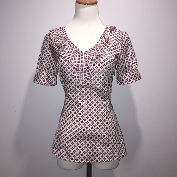 Banana Republic ruffle blouse