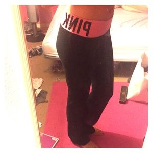 PINK yoga boot leggings!