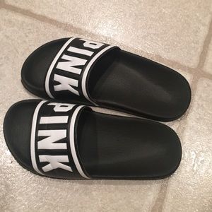 VS Pink Sport Slides