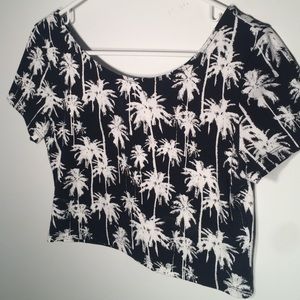 Palm Tree crop top