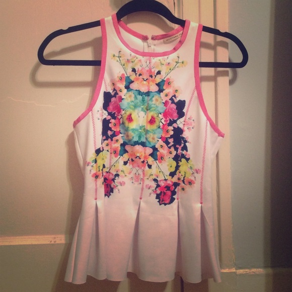 Super cute peplum top!