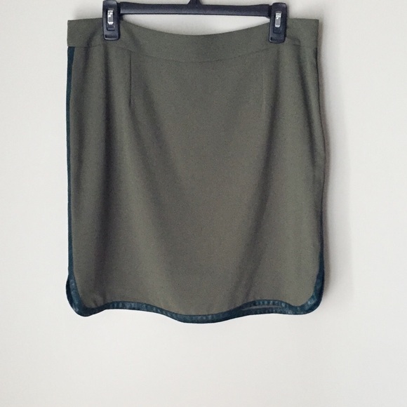 Cremieux Olive Skirt - Picture 2 of 3