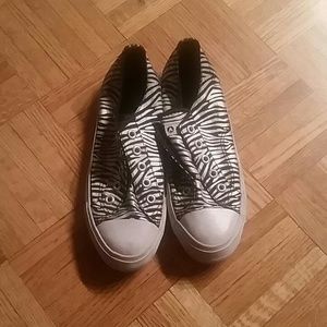 Silver Zebra Shoes