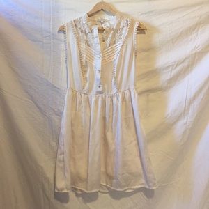 White Vintage-Inspired Dress // Urban Outfitters