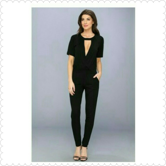 trina turk black jumpsuit
