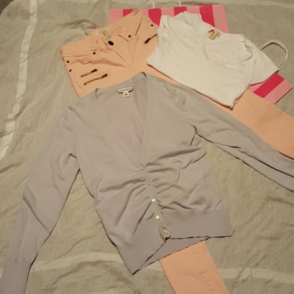 Banana Republic Lilac Cardigan
