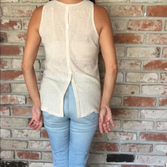 🎉Host Pick 🎉"Gorgeous" Cream Tank - Picture 3 of 3