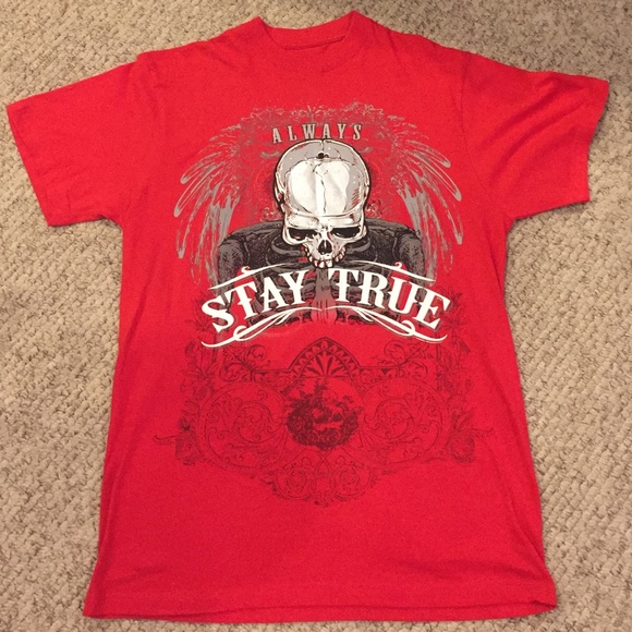 Men's Hard Ten Clothing Co Red T-Shirt