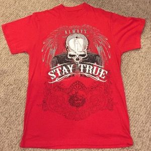 Men's Hard Ten Clothing Co Red T-Shirt