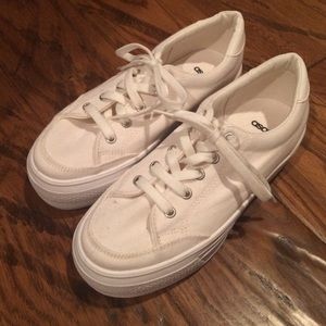 Asos Flatform White Sneakers