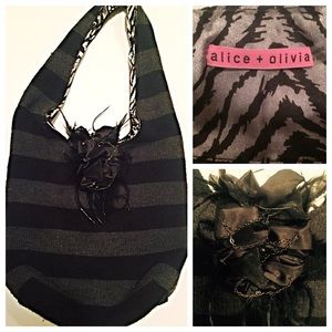 Alice + Olivia knit handbag