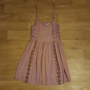 Roxy pink tribal dress
